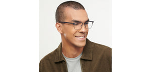 Blue Square Full Rim Unisex Eyeglasses by Vincent Chase-201105