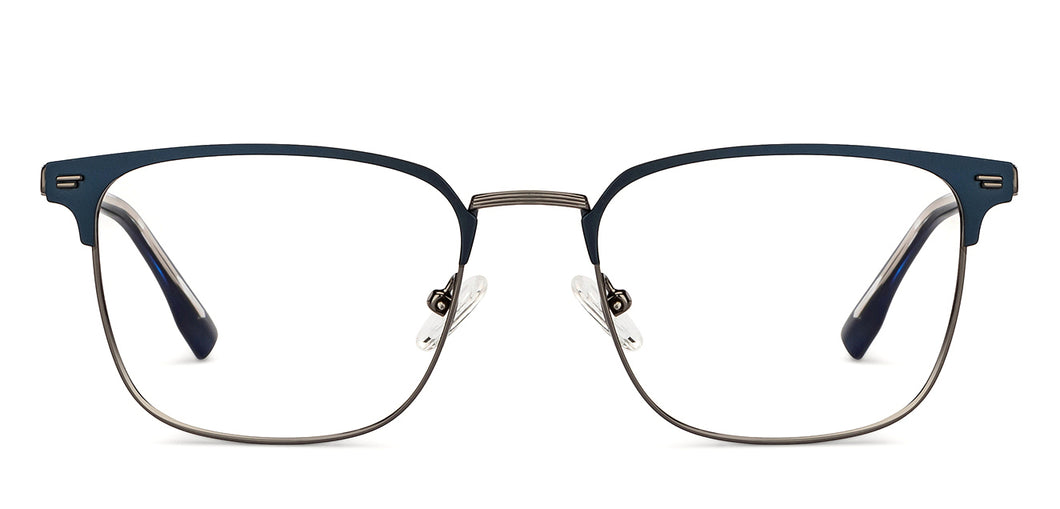 Blue Square Full Rim Unisex Eyeglasses by Vincent Chase-201105