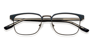 Blue Square Full Rim Unisex Eyeglasses by Vincent Chase-201105