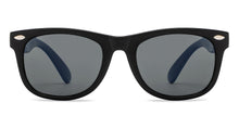 Load image into Gallery viewer, Black Wayfarer Full Rim Kids Sunglasses by Hooper-209782