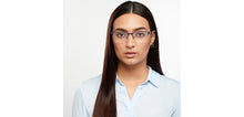 Load image into Gallery viewer, Blue Rectangle Half Rim Unisex Eyeglasses by Vincent Chase-200788