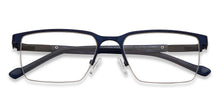 Load image into Gallery viewer, Blue Rectangle Half Rim Unisex Eyeglasses by Vincent Chase-200788