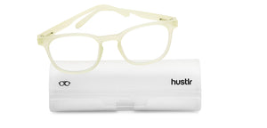 Sand Dune Wayfarer Full Rim Unisex Eyeglasses by LENSKART HUSTLR-207775