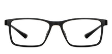 Load image into Gallery viewer, Black Rectangle Full Rim Unisex Eyeglasses by Lenskart Blu-150155