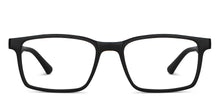 Load image into Gallery viewer, Black Rectangle Full Rim Unisex Eyeglasses by Lenskart Blu-151039