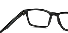 Load image into Gallery viewer, Black Rectangle Full Rim Unisex Eyeglasses by Lenskart Blu-151039