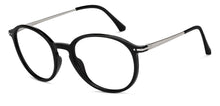 Load image into Gallery viewer, Black Round Full Rim Unisex Eyeglasses by Lenskart Blu-200269