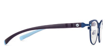 Load image into Gallery viewer, Blue Cat Eye Full Rim Kids Eyeglasses by Hooper Computer Glasses-152383