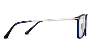 Blue Square Full Rim Unisex Eyeglasses by Lenskart Blu-200261