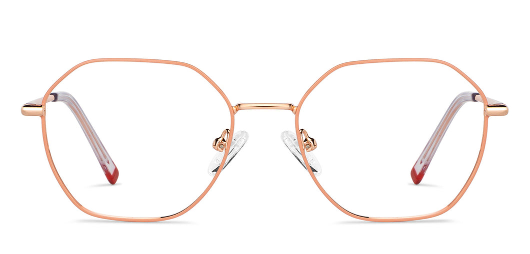 Pink Round Full Rim Unisex Eyeglasses by Lenskart Blu-151496