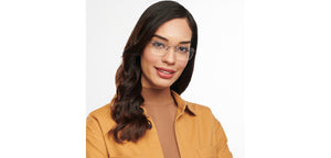 Gunmetal Rectangle Rimless Unisex Eyeglasses by Vincent Chase-200801
