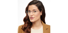 Load image into Gallery viewer, Purple Rectangle Rimless Women Eyeglasses by Vincent Chase-200810