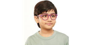 Purple Round Full Rim Kids Eyeglasses by Hooper Computer Glasses-152416