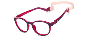 Purple Round Full Rim Kids Eyeglasses by Hooper Computer Glasses-152416
