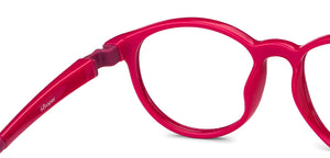 Purple Round Full Rim Kids Eyeglasses by Hooper Computer Glasses-152416