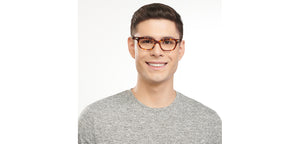 Tortoise Rectangle Full Rim Unisex Eyeglasses by Vincent Chase Computer Glasses-207233
