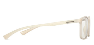White Rectangle Full Rim Unisex Eyeglasses by Lenskart Blu-200289