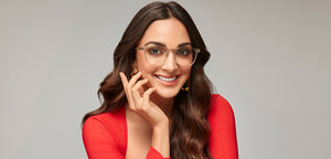 Transparent Wayfarer Full Rim Unisex Eyeglasses by Lenskart Blu-204455