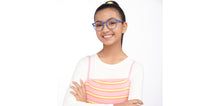 Load image into Gallery viewer, Blue Sky Wayfarer Full Rim Kids Eyeglasses by Lenskart Hustlr-209054