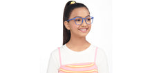 Load image into Gallery viewer, Blue Sky Wayfarer Full Rim Kids Eyeglasses by Lenskart Hustlr-209054