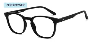Black Wayfarer Full Rim Unisex Eyeglasses by LENSKART HUSTLR-207772