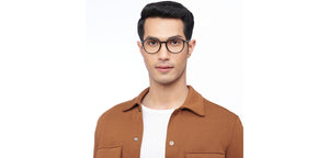 Black Round Full Rim Unisex Eyeglasses by Lenskart Blu-200269