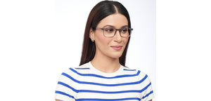 Grey Rectangle Full Rim Unisex Eyeglasses by Lenskart Blu-151042