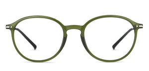 Green Round Full Rim Unisex Eyeglasses by Lenskart Blu-200267