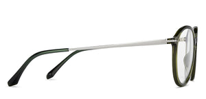 Green Round Full Rim Unisex Eyeglasses by Lenskart Blu-200267