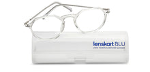 Load image into Gallery viewer, Transparent Round Full Rim Unisex Eyeglasses by Lenskart Blu-200276