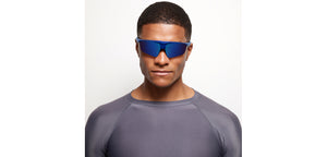Blue Wayfarer Full Rim Unisex Sunglasses by Lenskart Boost-206492