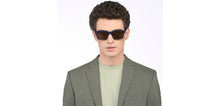 Load image into Gallery viewer, Blue Square Full Rim Unisex Sunglasses by John Jacobs-208142