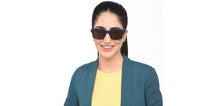 Load image into Gallery viewer, Blue Square Full Rim Unisex Sunglasses by John Jacobs-208142