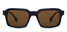 Load image into Gallery viewer, Blue Square Full Rim Unisex Sunglasses by John Jacobs-208142
