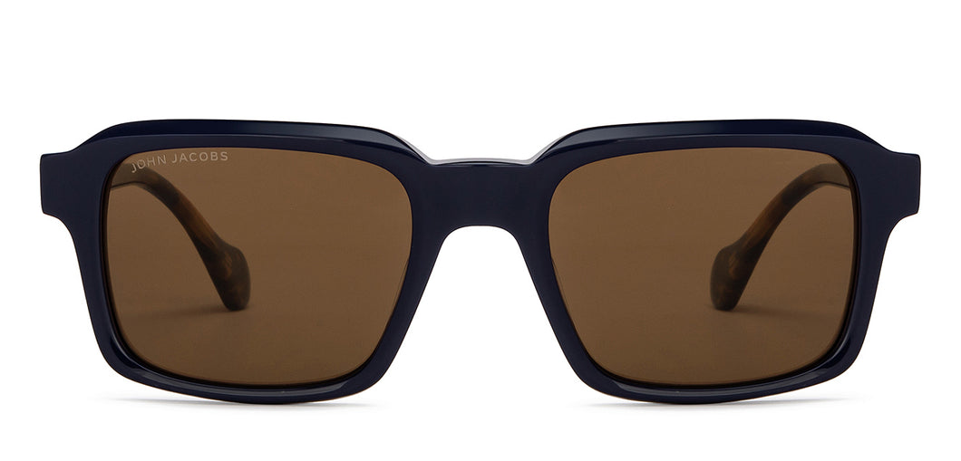 Blue Square Full Rim Unisex Sunglasses by John Jacobs-208142