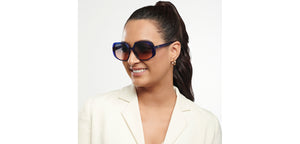 Blue Wayfarer Full Rim Women Sunglasses by Vincent Chase-204196