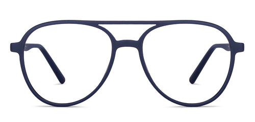 Blue Aviator Full Rim Unisex Eyeglasses by John Jacobs-150883