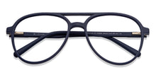 Load image into Gallery viewer, Blue Aviator Full Rim Unisex Eyeglasses by John Jacobs-150883