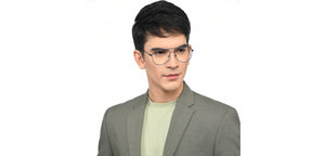 Blue Aviator Full Rim Unisex Eyeglasses by Vincent Chase-210630