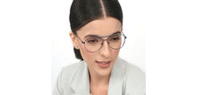 Load image into Gallery viewer, Blue Aviator Full Rim Unisex Eyeglasses by Vincent Chase-210630