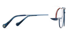 Load image into Gallery viewer, Blue Aviator Full Rim Unisex Eyeglasses by Vincent Chase-210630