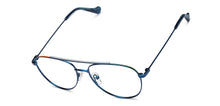 Load image into Gallery viewer, Blue Aviator Full Rim Unisex Eyeglasses by Vincent Chase-210630