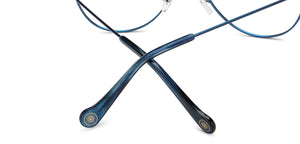 Blue Aviator Full Rim Unisex Eyeglasses by Vincent Chase-210630