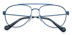 Blue Aviator Full Rim Unisex Eyeglasses by Vincent Chase-210630