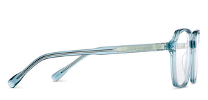 Blue Geometric Full Rim Unisex Eyeglasses by Vincent Chase Computer Glasses-205133