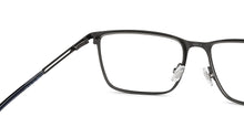 Load image into Gallery viewer, Blue Rectangle Full Rim Men Eyeglasses by Fossil-200837