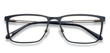 Load image into Gallery viewer, Blue Rectangle Full Rim Men Eyeglasses by Fossil-200837