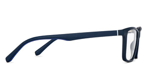 Blue Rectangle Full Rim Unisex Eyeglasses by Lenskart Air-200212