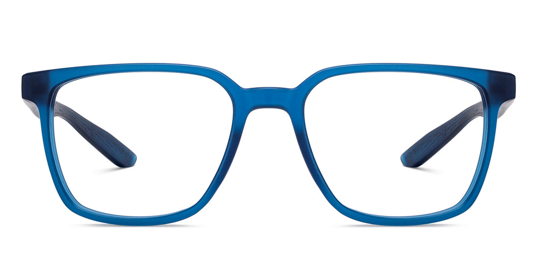 Blue Rectangle Full Rim Unisex Eyeglasses by Lenskart Air-210623