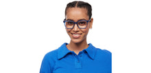 Load image into Gallery viewer, Blue Rectangle Full Rim Unisex Eyeglasses by Lenskart Air-210623